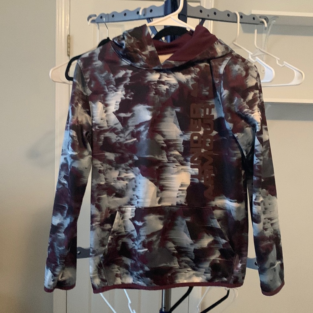 Boys L Under Armour hoodie GUC